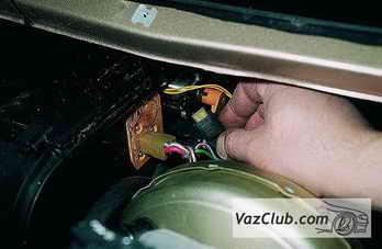 установка и снятие мотора заслонок отопителя ваз 2110, ваз 2111, ваз 2112
