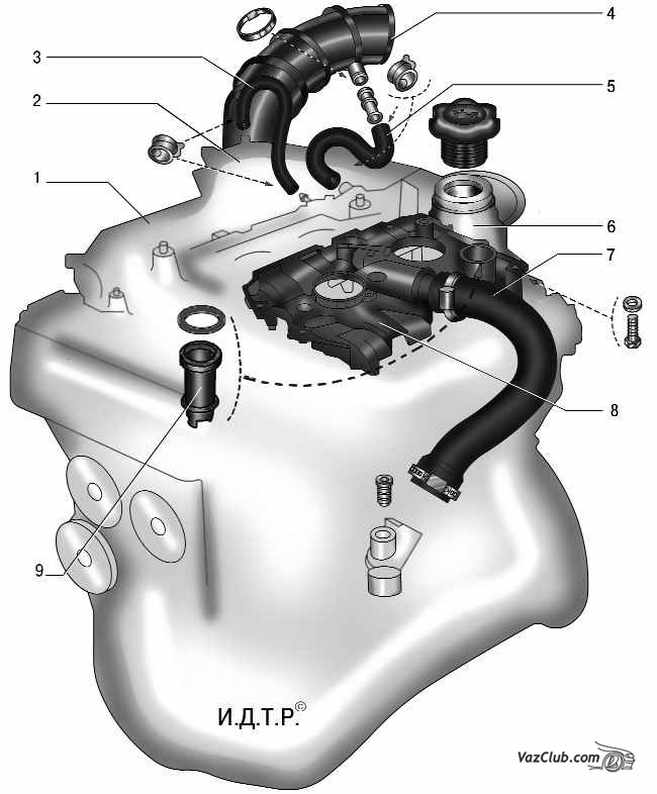система вентиляции картера двигателя приора