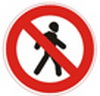 запрещающий знак движения пешехода