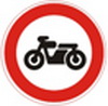 запрещающий знак движения мотоцикла